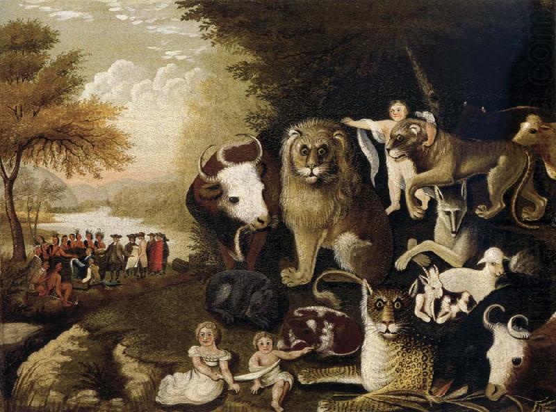 Edward Hicks The Peaceable Kingdom china oil painting image